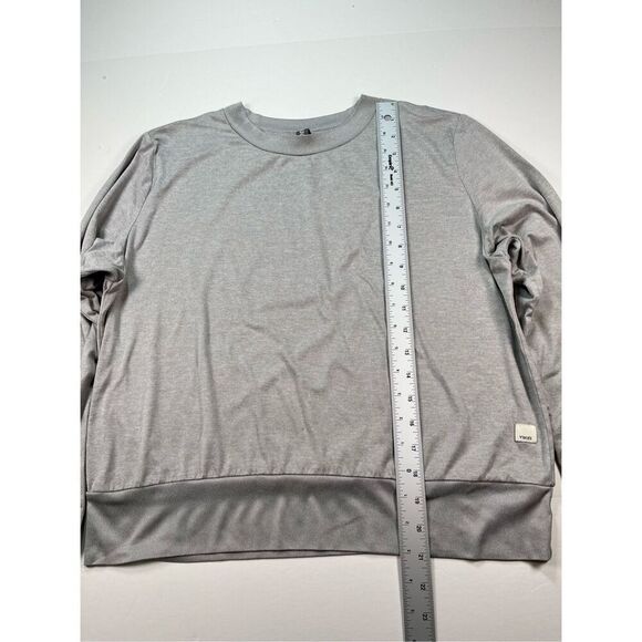 Vuori Long Sleeve Halo Crew Dream Knit Pale Grey Heather Size Large Long Sleeve - Picture 7 of 10